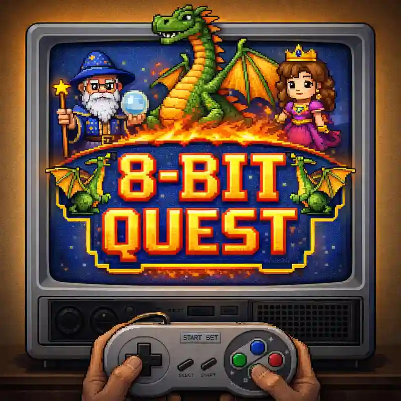 8-Bit Quest retro slots